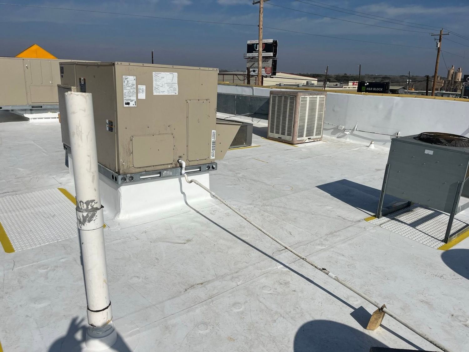 Commercial roof detail